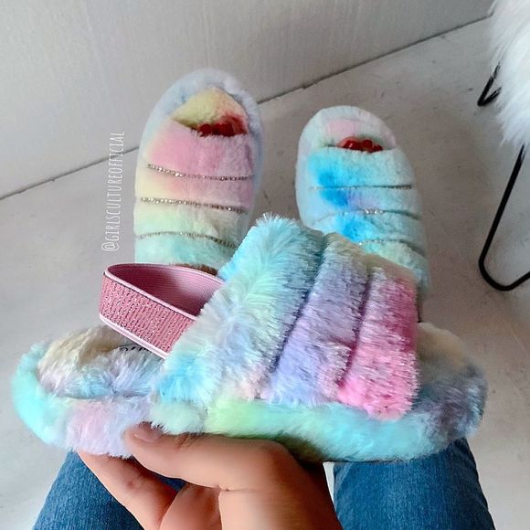Other - TYE DYE LITTLE GIRL SLING BACK SLIPPER